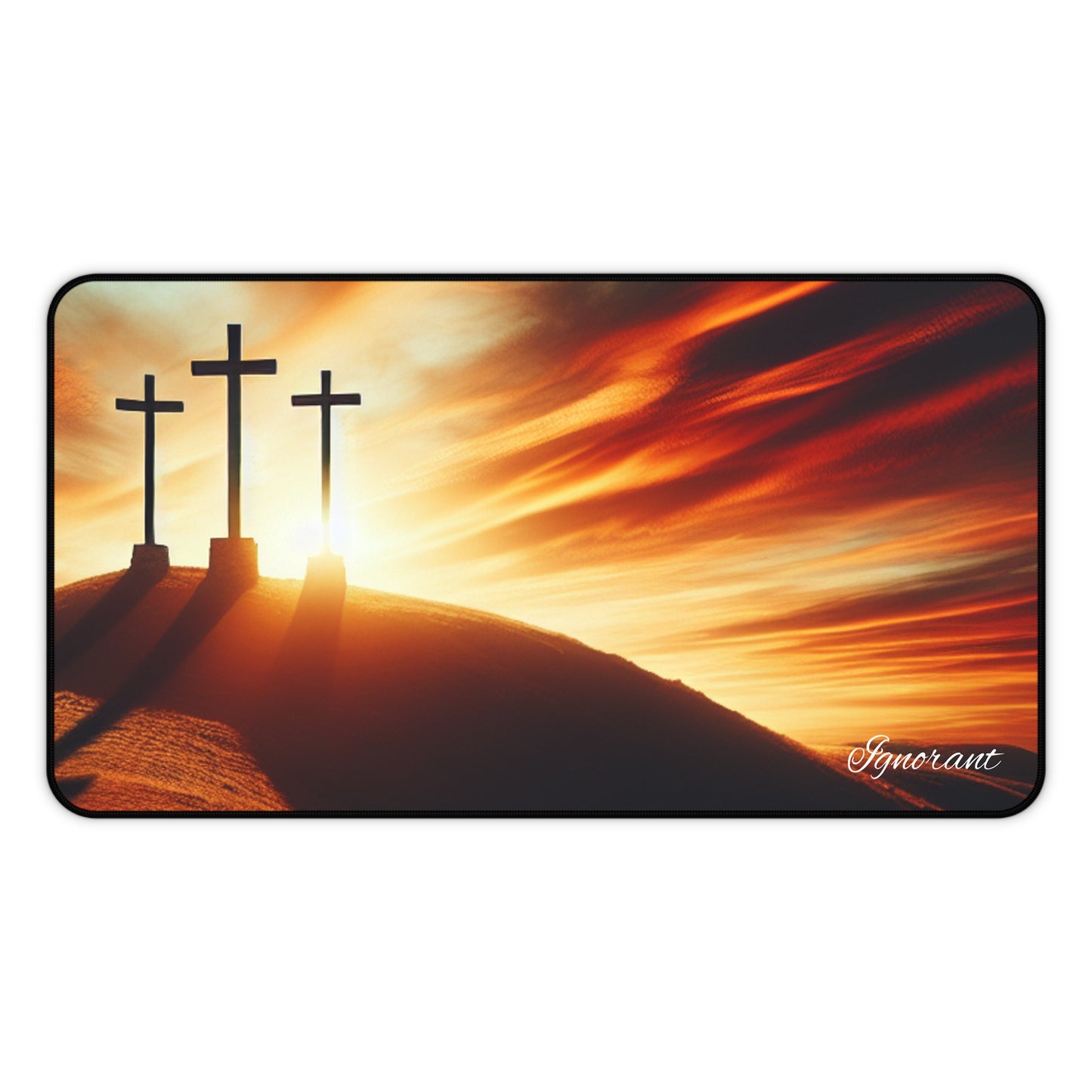 Ignorant desk mats (3 Crosses)