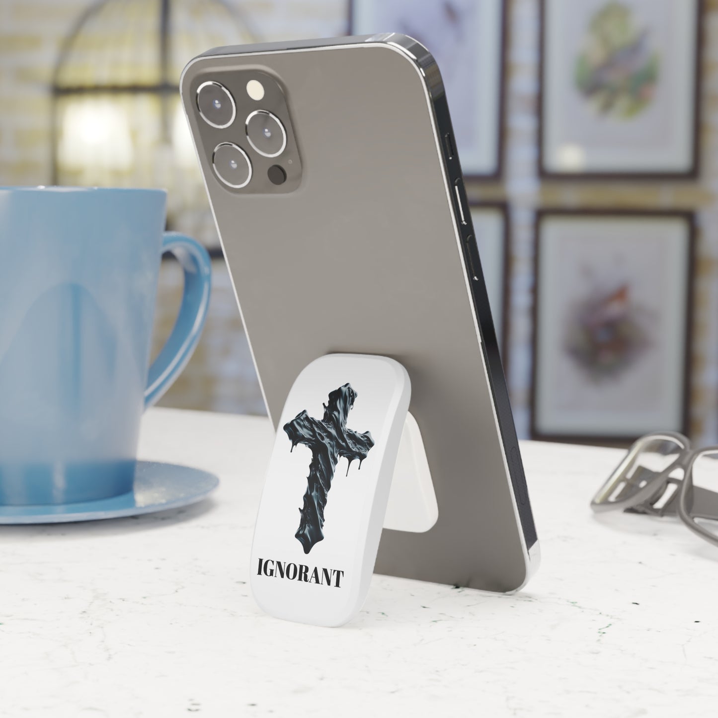 Ignorant Phone Click-On Grip