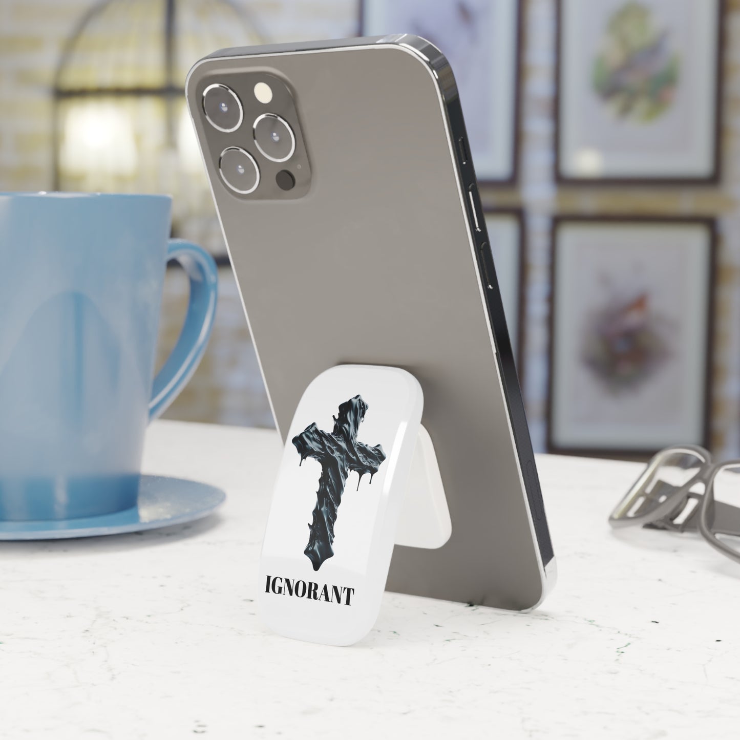 Ignorant Phone Click-On Grip