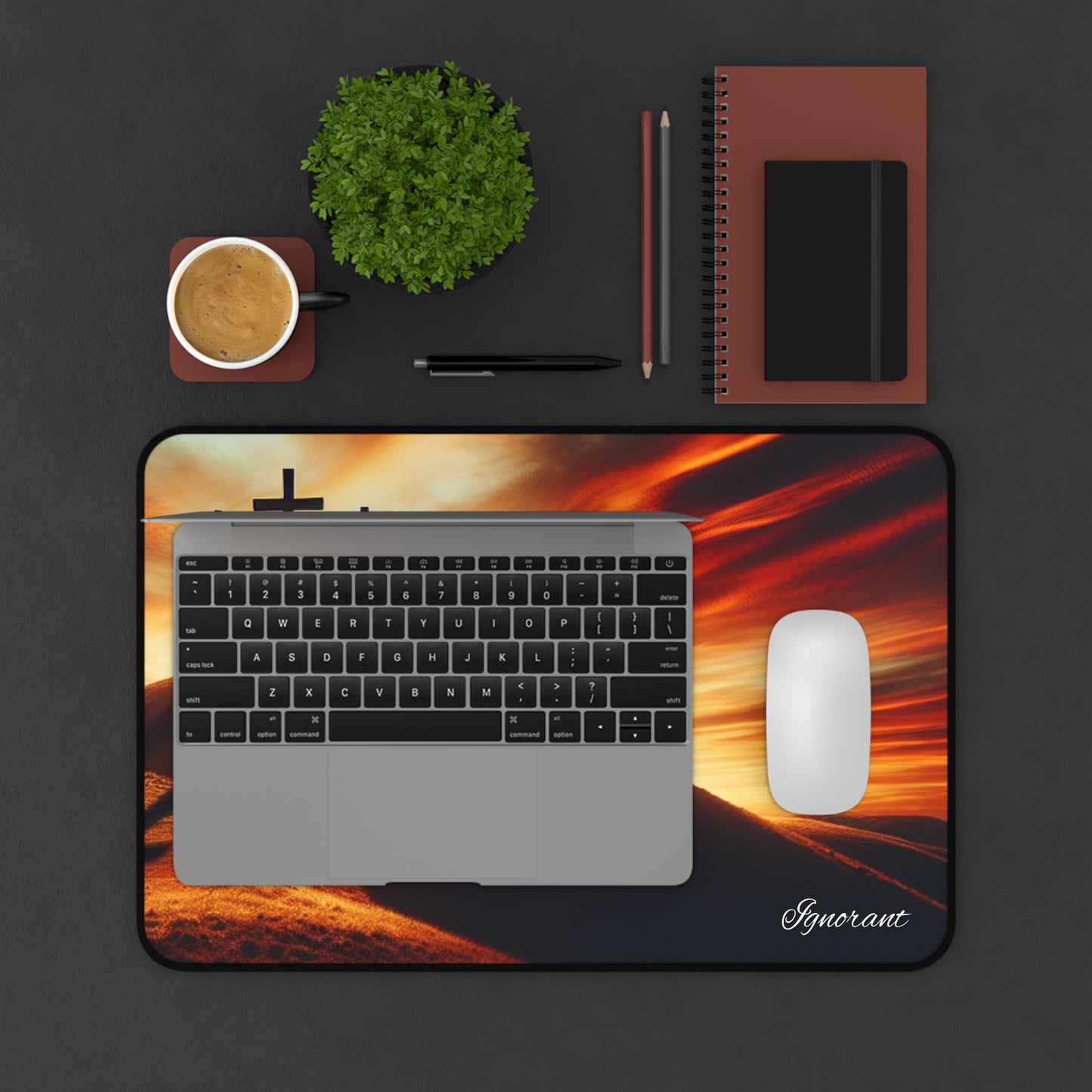 Ignorant desk mats (3 Crosses)