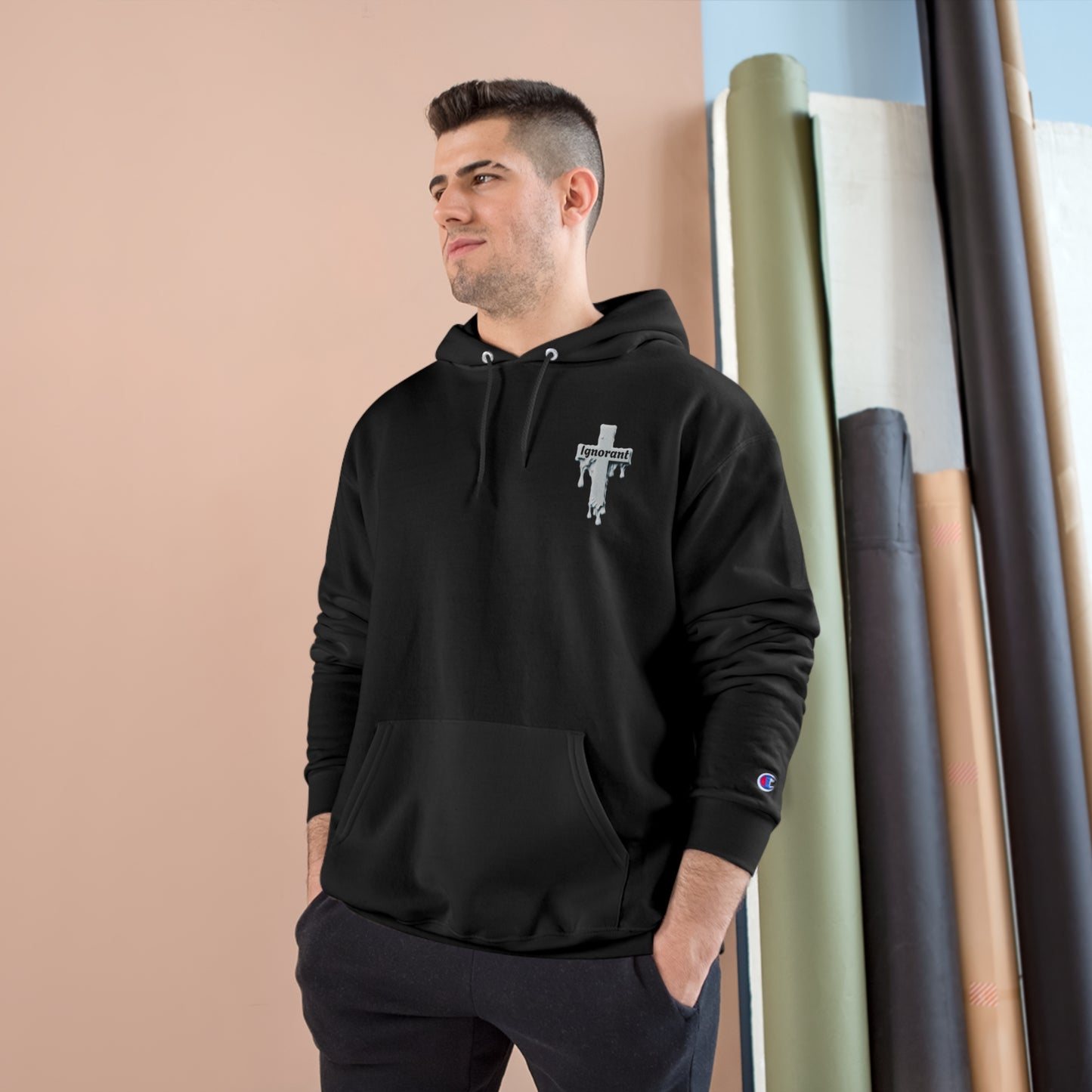 Dark Ignorant Champion Hoodie
