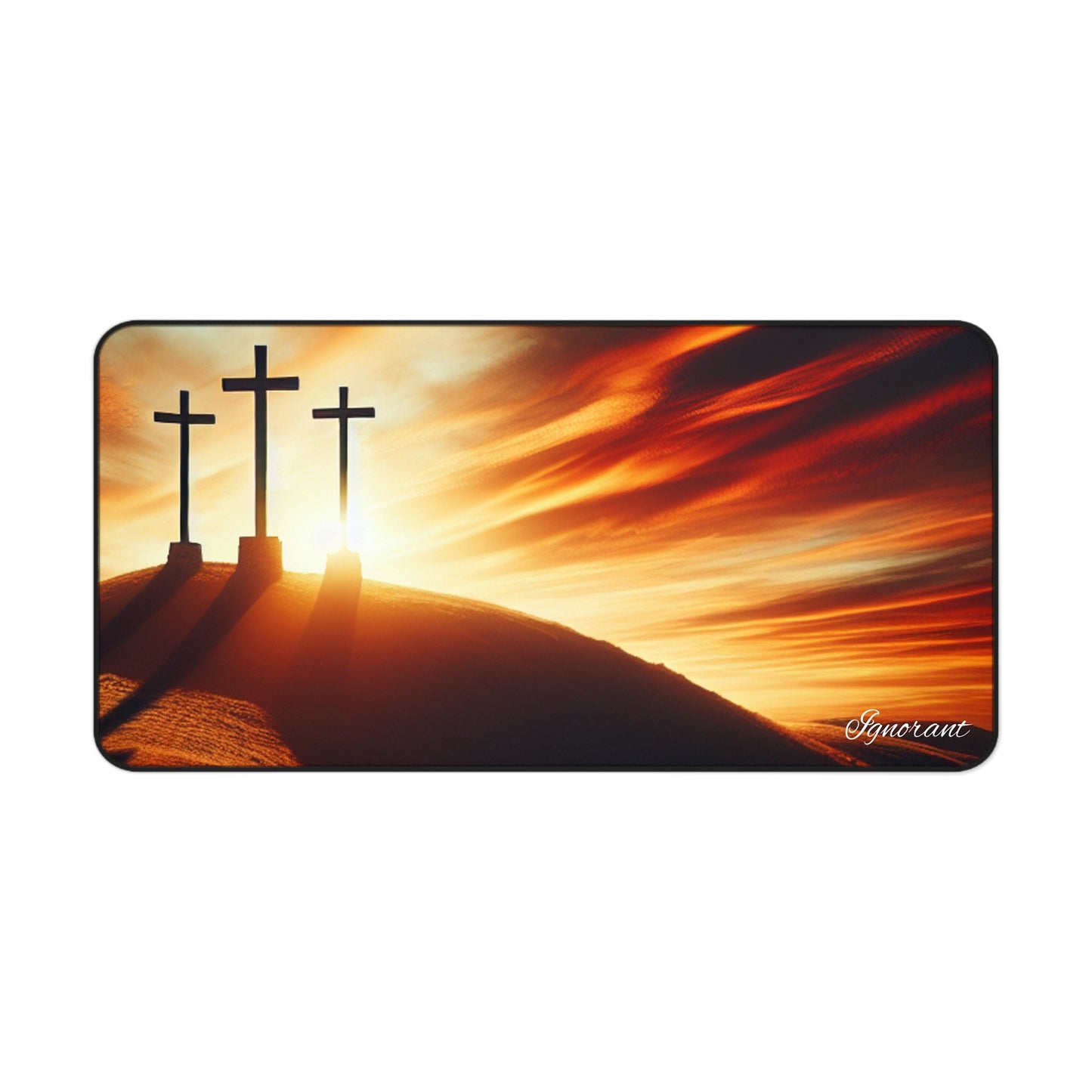 Ignorant desk mats (3 Crosses)