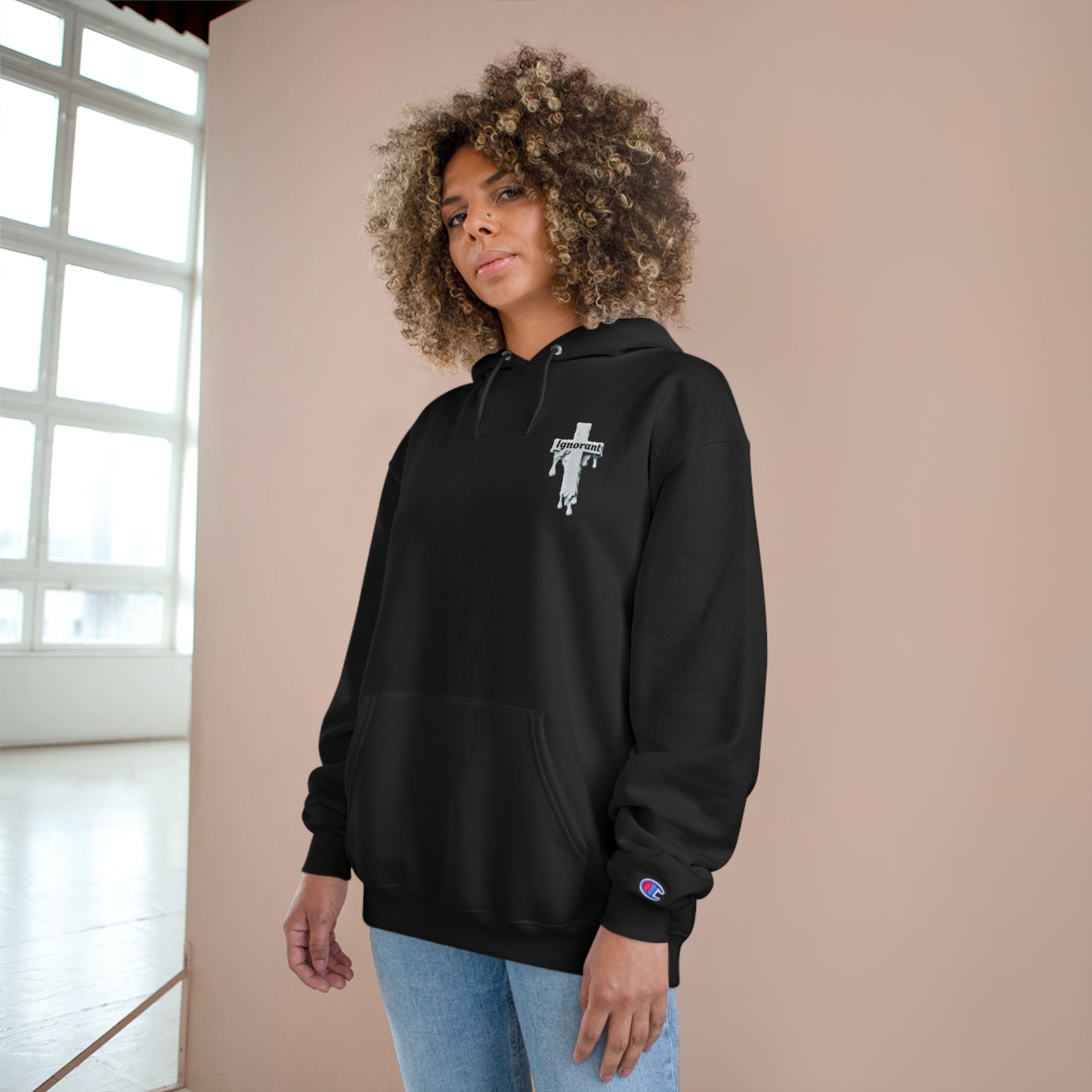 Dark Ignorant Champion Hoodie