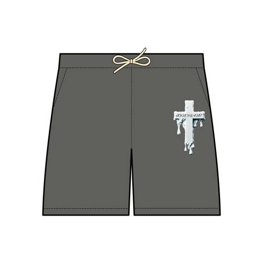 Unisex Garment-Dyed Lightweight Fleece Sweat Shorts