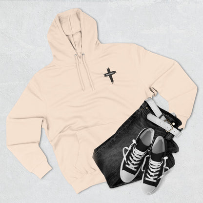 Not pink its salmon! Three-Panel Fleece Hoodie